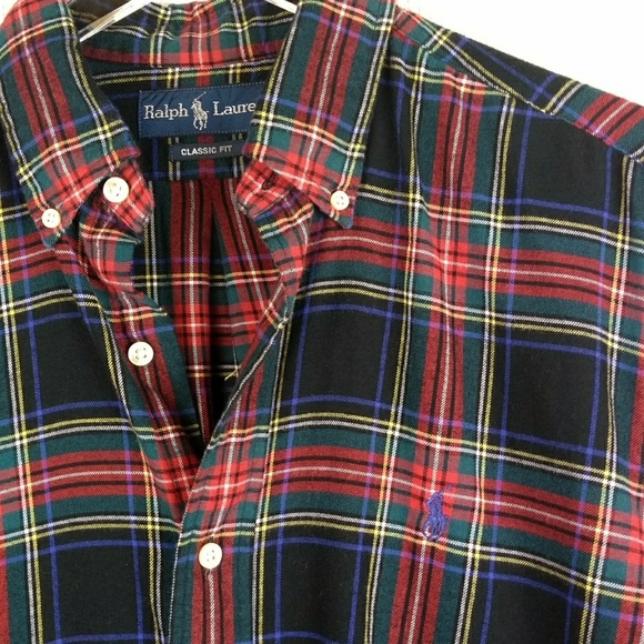Ralph Lauren Tartan Plaid Button Down Shirt - Picture 6 of 8